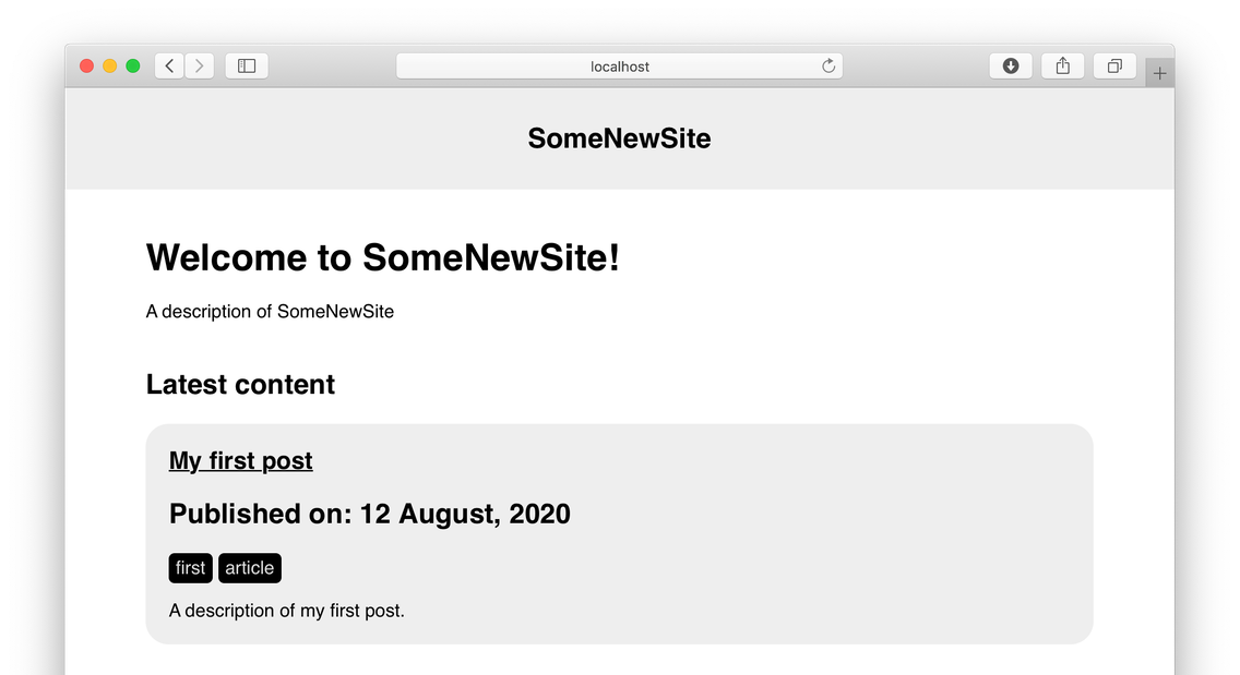 The date of the article is now included below a link to the article.