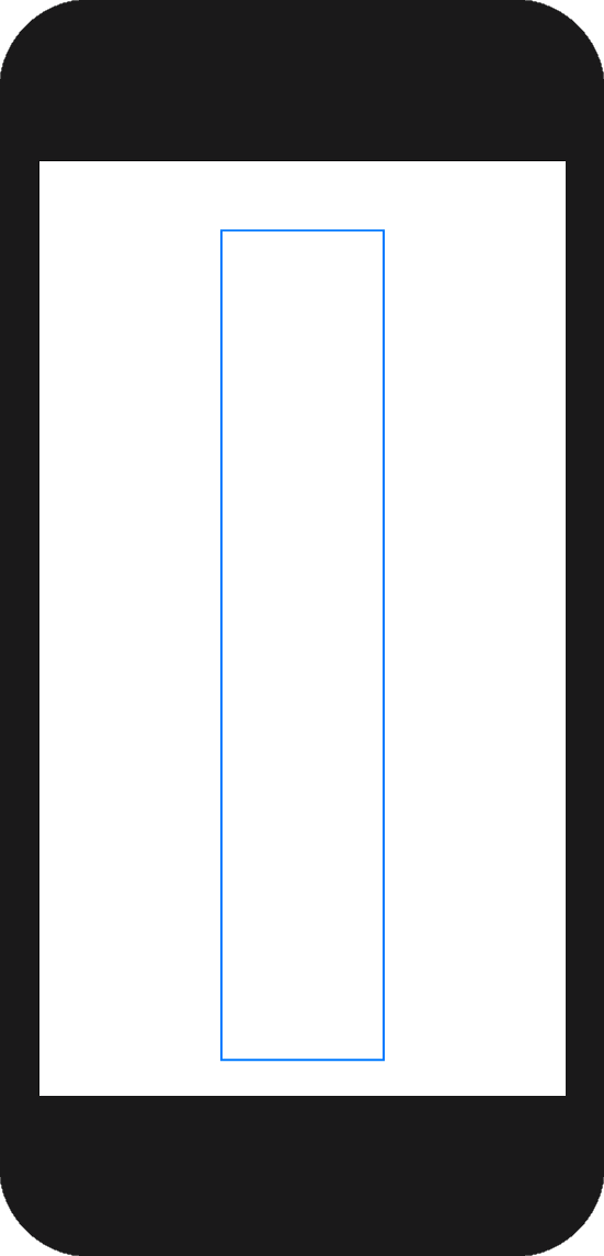 The rectangle that will slide up completely overlaps the rectangle that represents the progress meter fill.