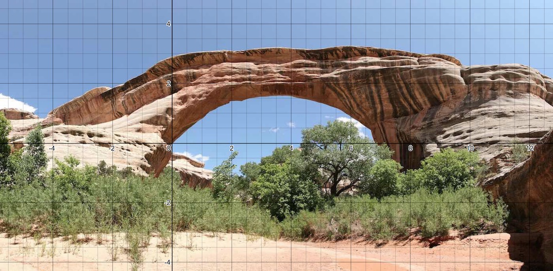 Sipapu Natural Bridge in the Natural Bridges National Monument in central San Juan County, Utah, United States. A natural stone bridge that spans the White Canyon.